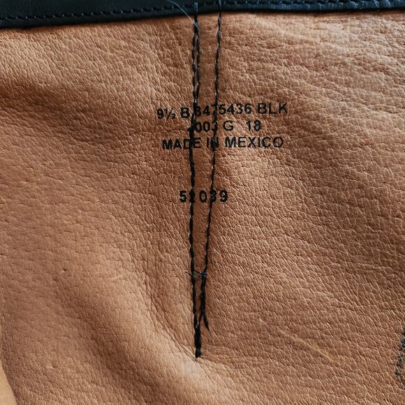 NEW 9.5 Frye Melissa Equestrian Black Zip Tall Boots - Picture 12 of 16